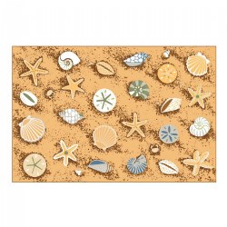 Image of Seating Seashells Carpet - 6' x 9' Rectangle