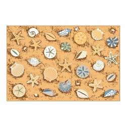 Image of Seating Seashells Carpet - 8' x 12' Rectangle