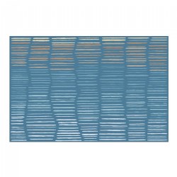 Image of Horizon Carpet  - Blue - 6' x 9' Rectangle