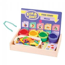 Image of Stir & Sort Food Court Fine Motor Game