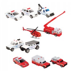 Rescue Vehicles - Set of 10