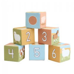 Image of Farm Animal Soft Blocks - 6 Pieces