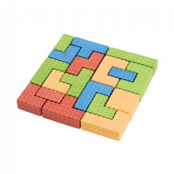 Image of Sensory Puzzle Blocks - 18 Pieces