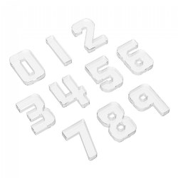 Image of Loose Parts Number Trays - Set of 10