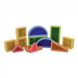 Image of Mirror Foam Blocks - 12 Pieces