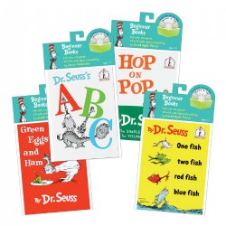 Dr. Seuss Books and Audio CDs - Set of 4