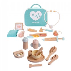 Wooden Doll Wellness Kit - Feeding & First Aid