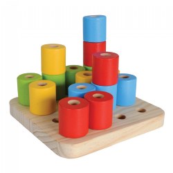 Image of Montessori Colorful Peg Board