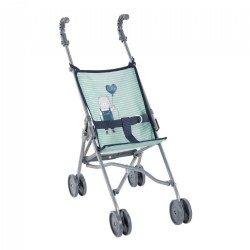 Image of Umbrella Doll Stroller - Sage Stripe