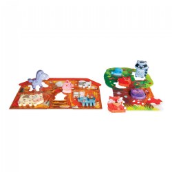 Image of My First Montessori Puzzles with Wooden Animal Characters