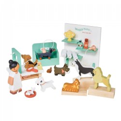 Image of Waggy Tails Dog Salon Wooden Playset