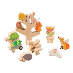 Image of Wooden Stacking Garden Friends