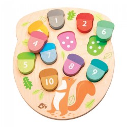 Image of How Many Acorns? Count & Match Game