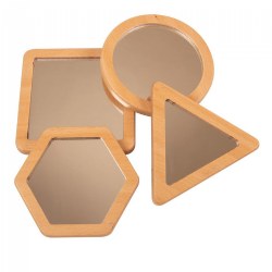 Image of Little Looking Shape Mirrors - Set of 4
