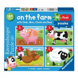 Image of On the Farm - My First Progressive Puzzle Set