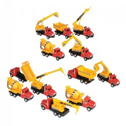 Image of Pullback Construction Vehicles - Set of 12