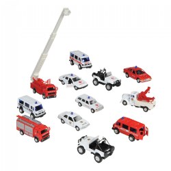 Image of Pullback Emergency Vehicles - Set of 12
