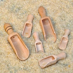 Image of Wooden Scoops - Set of 6
