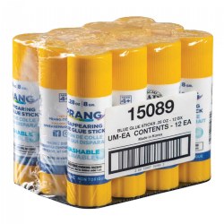 Image of Blue Washable Glue Sticks - Set of 12