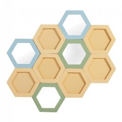 Image of Sense of Place Hex Wall System - Frames and Mirrors