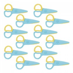 Image of Plastic Scissors "Won't cut hair" - Set of 12