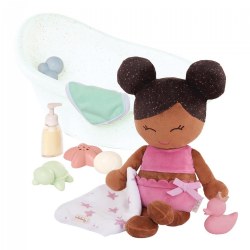 Image of 14" Plush Water Play Baby Doll & Bathtub Set