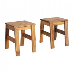 Image of Acadia Outdoor Stool- Set of 2 - Ready-To-Assemble