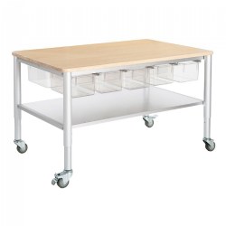 Image of Mobile Rectangle Makerspace Table