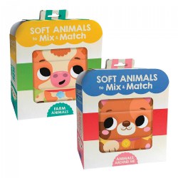 Image of Mix and Match Interactive Cloth Books - Set of 2