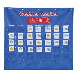 Image of Weather Tracking Pocket Chart