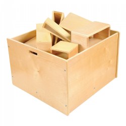 4-Sided Block Storage Box on Wheels