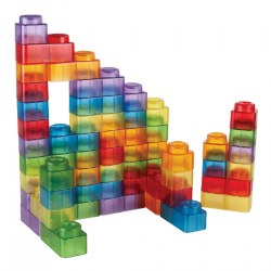 Image of Translucent Soft Blocks - 80 Pieces