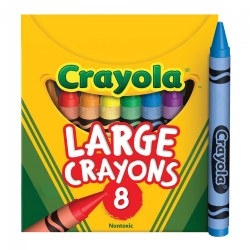 Image of Large 8-Count Crayola® Crayons