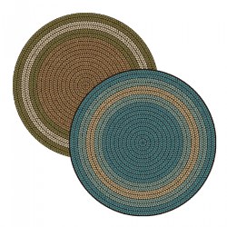 Image of Braidful in Nature - 6' Round Carpets