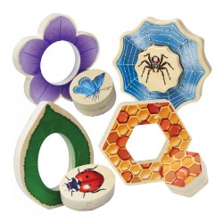 Image of Who's Hiding? Garden Bug Puzzles - Set of 4