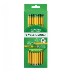 Image of Ticonderoga&reg; Pre-Sharpened #2 Soft Yellow Pencils - Set of 30