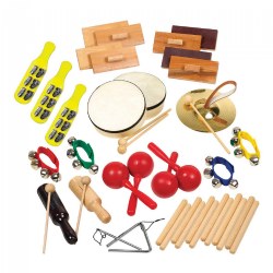25-Player Rhythm Band Kit with 10 Instruments