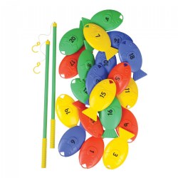 Image of Giant Fishing Set With Numbers 1 - 20