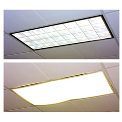 Heat Resistant Fluorescent Light Filters  - Whisper White - Set of 4