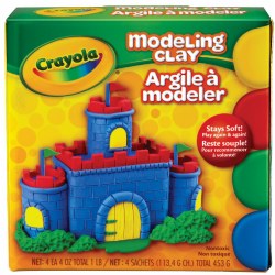 Crayola® Non Hardening Colorful Modeling Clay - 12 Boxes