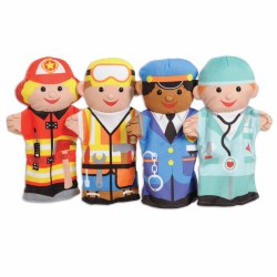 Jolly Jobs Puppet Pals - Set of 4