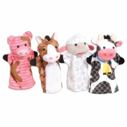Farm Friends Puppet Pals - Set of 4