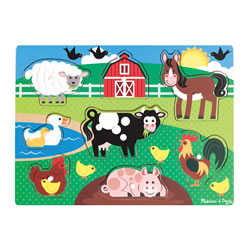 Image of Farm Peg Puzzle