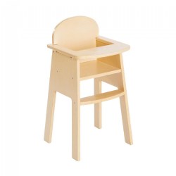 Wooden Doll High Chair