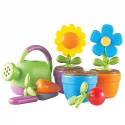 2 years & up. Bring out the love of nature in toddlers with this garden full of imaginative play. Includes colorful mix-and-match flowers and vegetables along with essential gardening tools. Great for role playing and early vocabulary and language development.