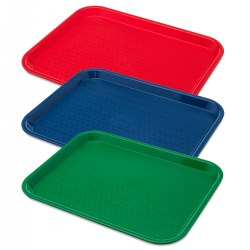 Skid Resistant Dietary Trays - Set of 6