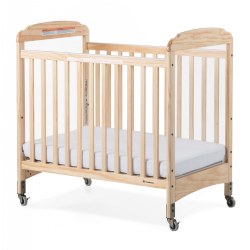 Next Generation Serenity Compact Fixed Side Clearview Crib