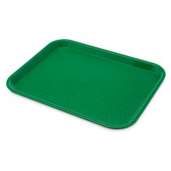 Skid Resistant Dietary Trays - Green - Set of 6