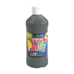 Kaplan Kolors Washable Tempera Paint - Black - 16 oz