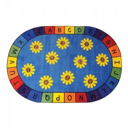 Daisy Alphabet and Numbers Carpets